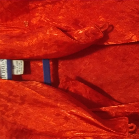 Liz Jordan woman's size 5/6 blouse button down w vertical pleat/ twist neck VTG - Picture 3 of 12